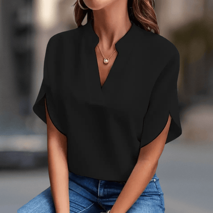 Casual V Neck Blouse
