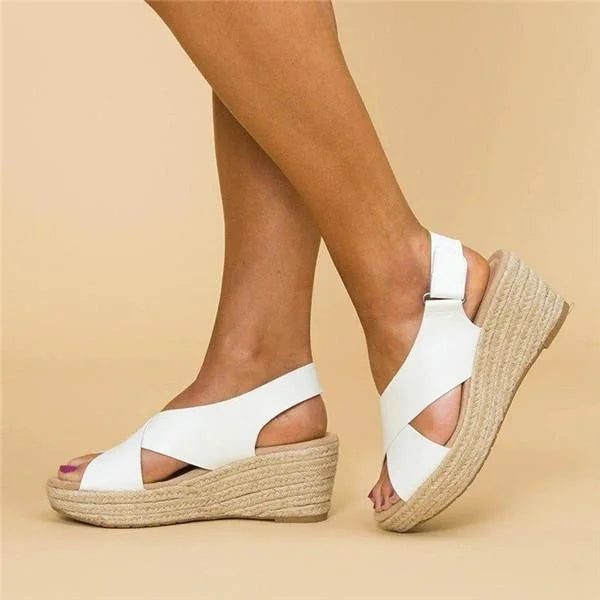 Orthopedic Espadrille Wedge Sandals