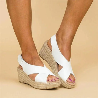 Orthopedic Espadrille Wedge Sandals