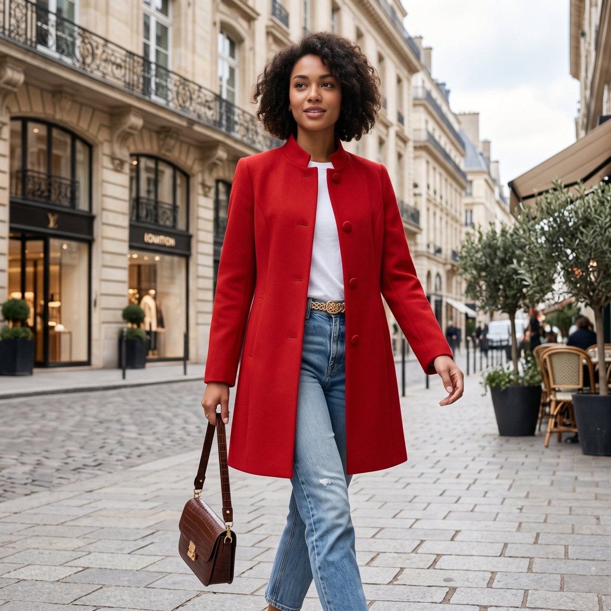 Eleganter, offener, langer, taillierter Blazer