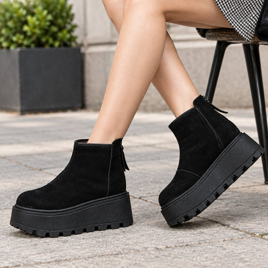 Botines Chelsea con plataforma