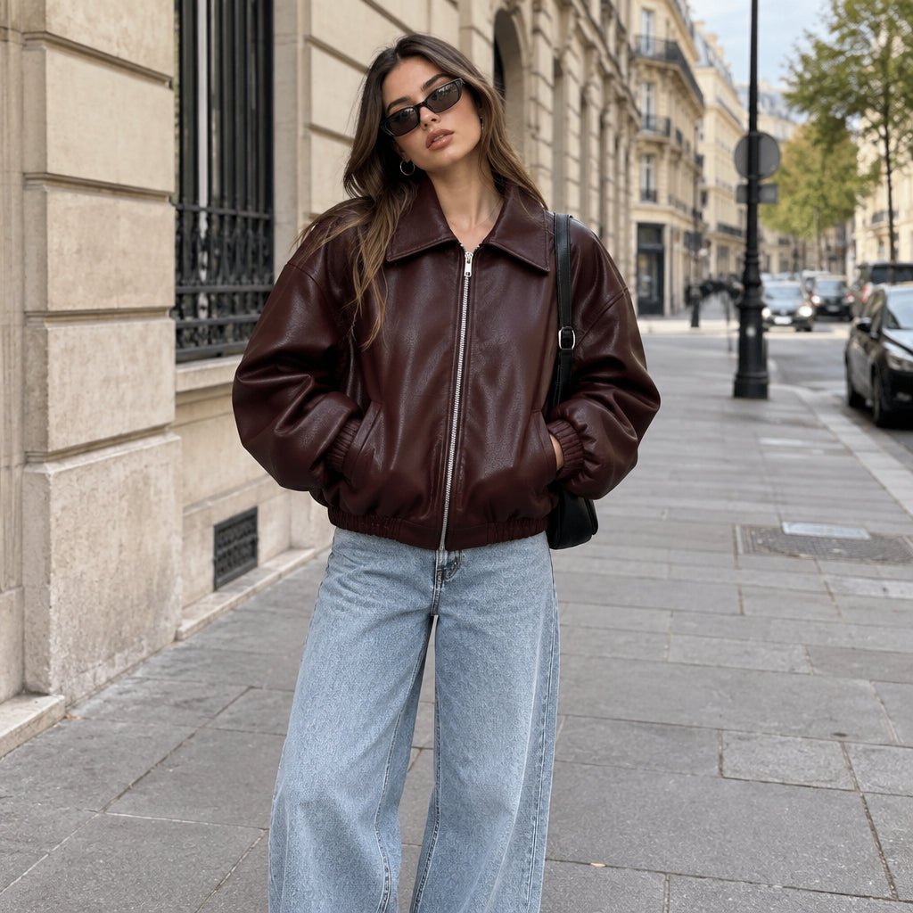 Oversize-Bomberjacke