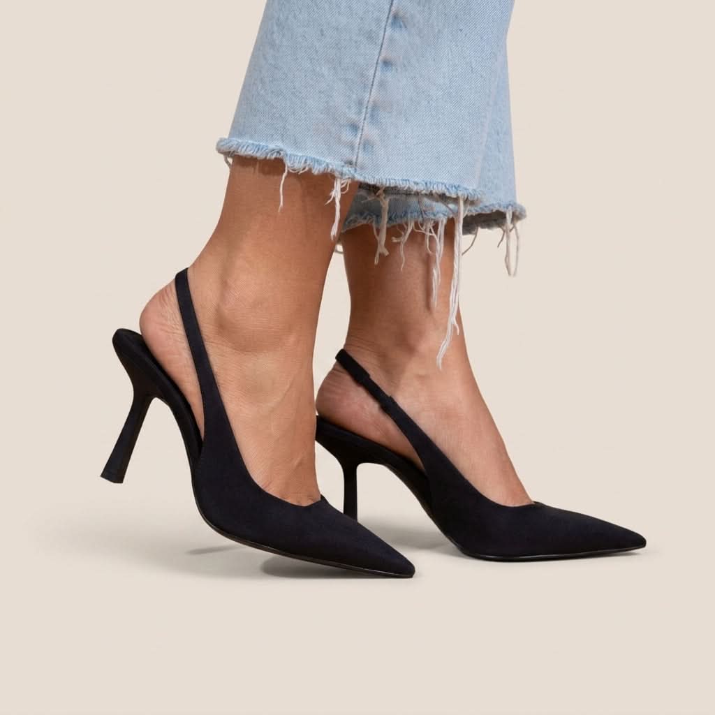 Elegante Schuhe mit niedrigem Absatz
