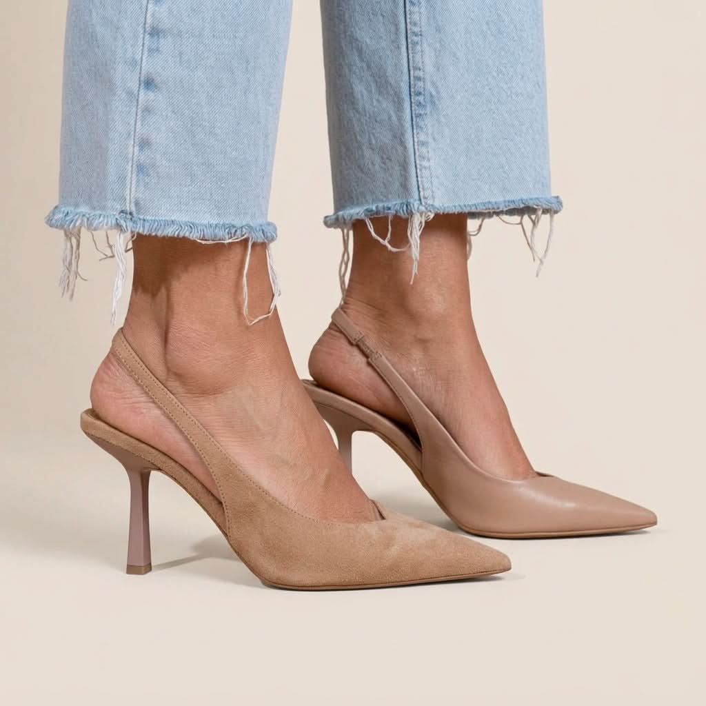 Elegante Schuhe mit niedrigem Absatz