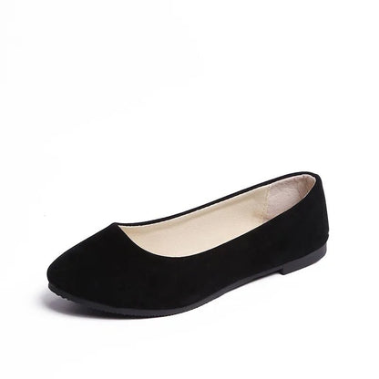 Sleek Pointed Toe Ballet Flats