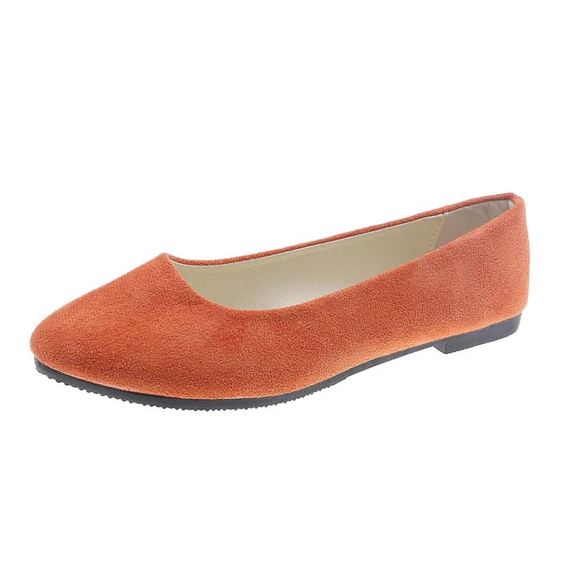 Sleek Pointed Toe Ballet Flats