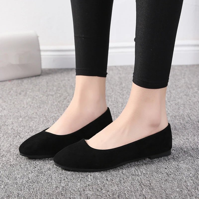 Sleek Pointed Toe Ballet Flats