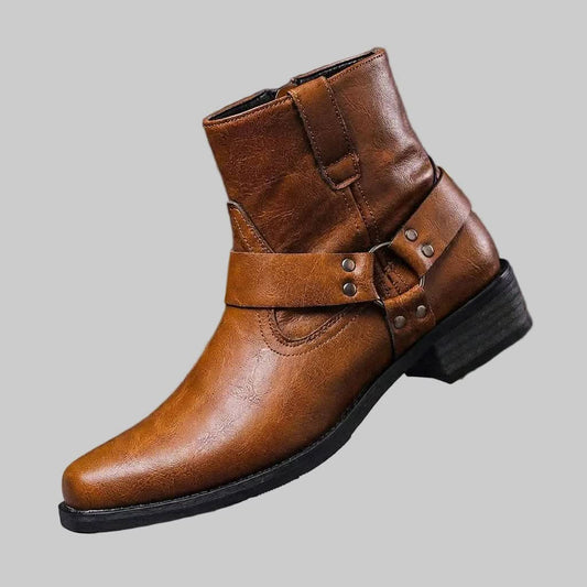 Jett | Botas para hombre con cremallera lateral y hebilla