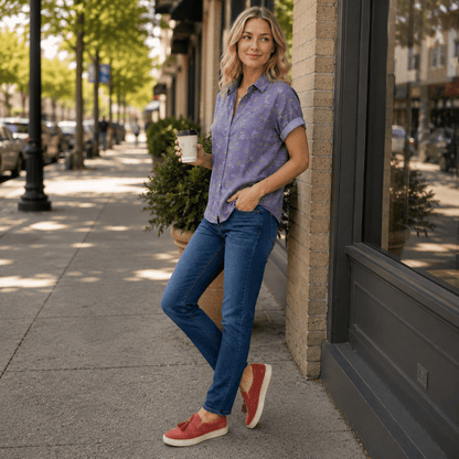 Floral Lapel Blouse for Effortless Everyday Style