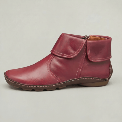 Lässige Stiefeletten mit seitlichem Reißverschluss für den Alltag