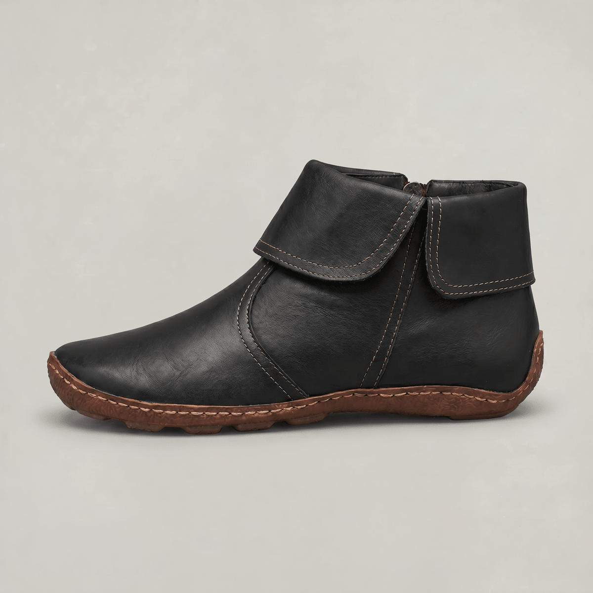 Lässige Stiefeletten mit seitlichem Reißverschluss für den Alltag