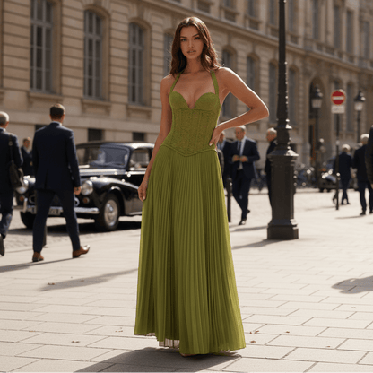Romantic Detail Maxi Dress