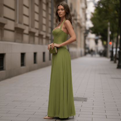Romantic Detail Maxi Dress