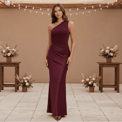 Maxikleid mit einem Schulterträger