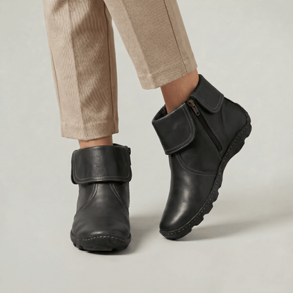 Lässige Stiefeletten mit seitlichem Reißverschluss für den Alltag