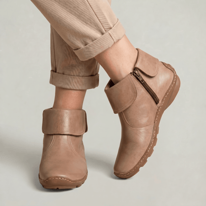 Lässige Stiefeletten mit seitlichem Reißverschluss für den Alltag