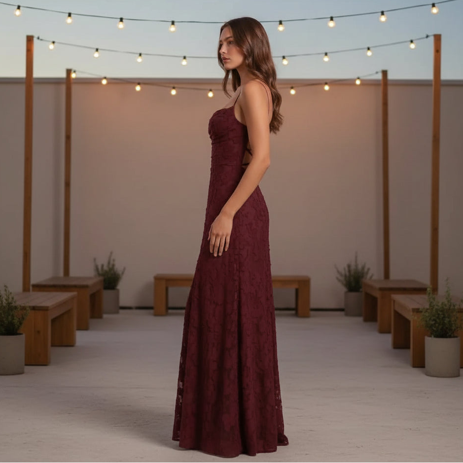 Schmeichelndes Maxikleid