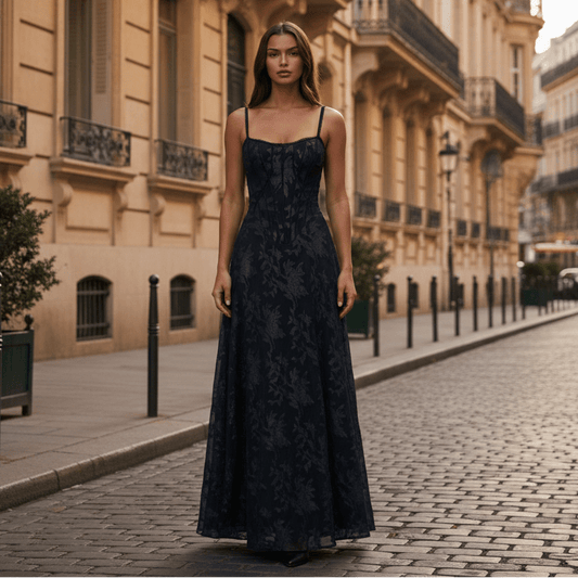 Soft Draped One Shoulder Maxi Dress