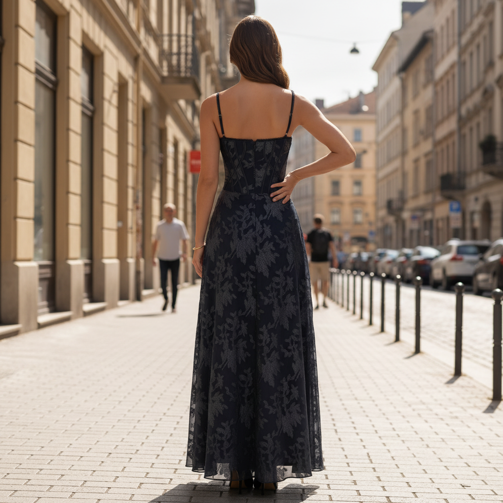 Soft Draped One Shoulder Maxi Dress