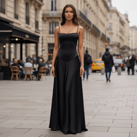 Slim Fit Maxi Dress for Evenings