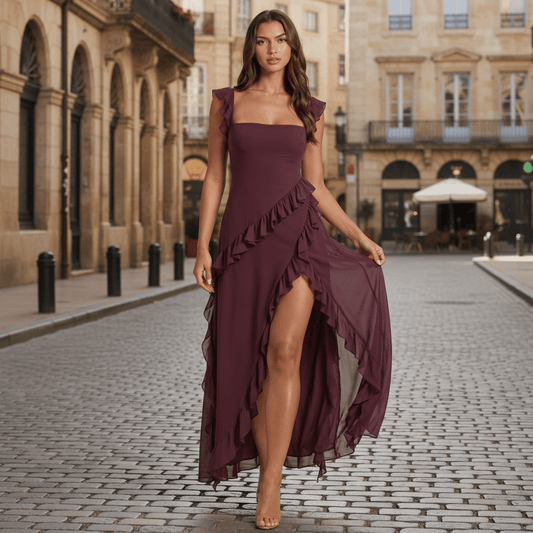 Ruffled Maxi Dress