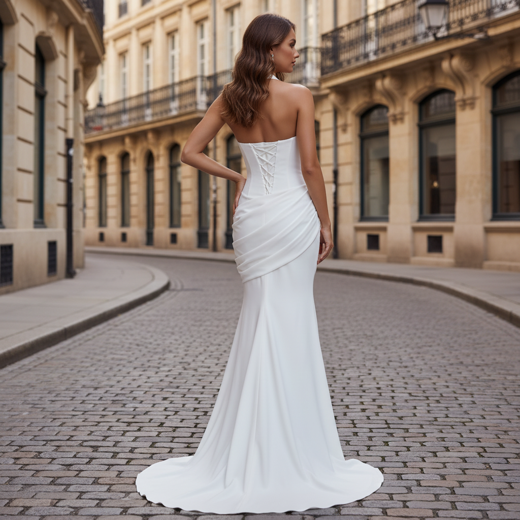 Styled Halter Maxi Dress