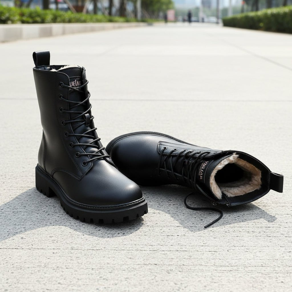 Versatile Black Winter Boots