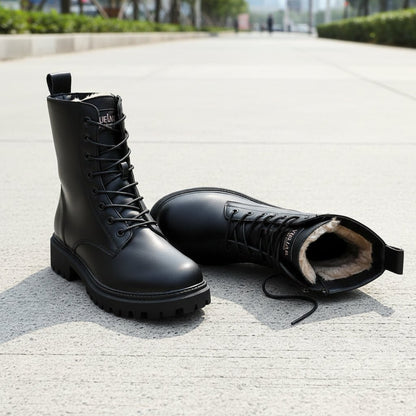 Versatile Black Winter Boots