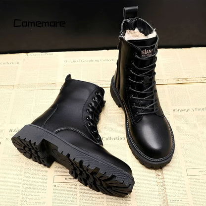 Versatile Black Winter Boots