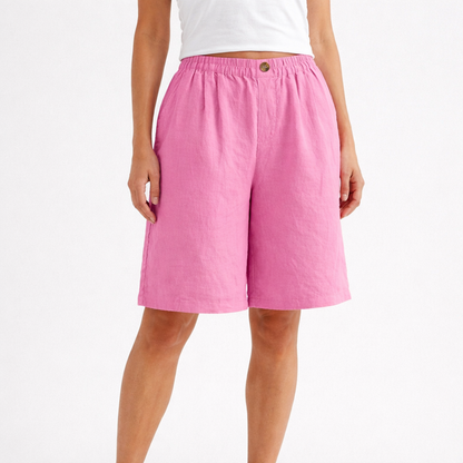 Relaxed Fit Casual Wide-Leg Shorts