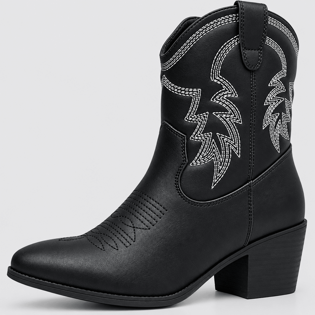 Quinn | Western Ankle Boots