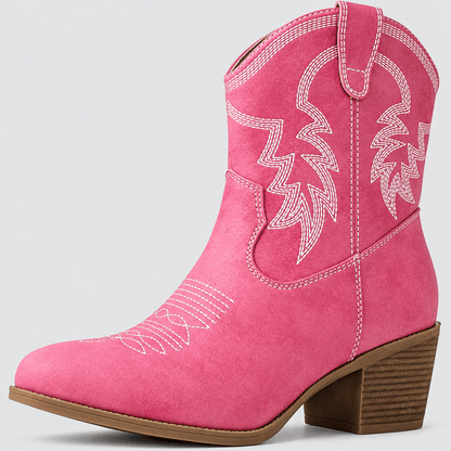Quinn | Western Ankle Boots