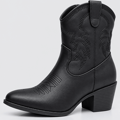 Quinn | Western Ankle Boots