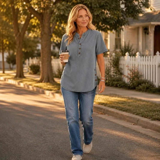 Relaxed Fit Tunic Top