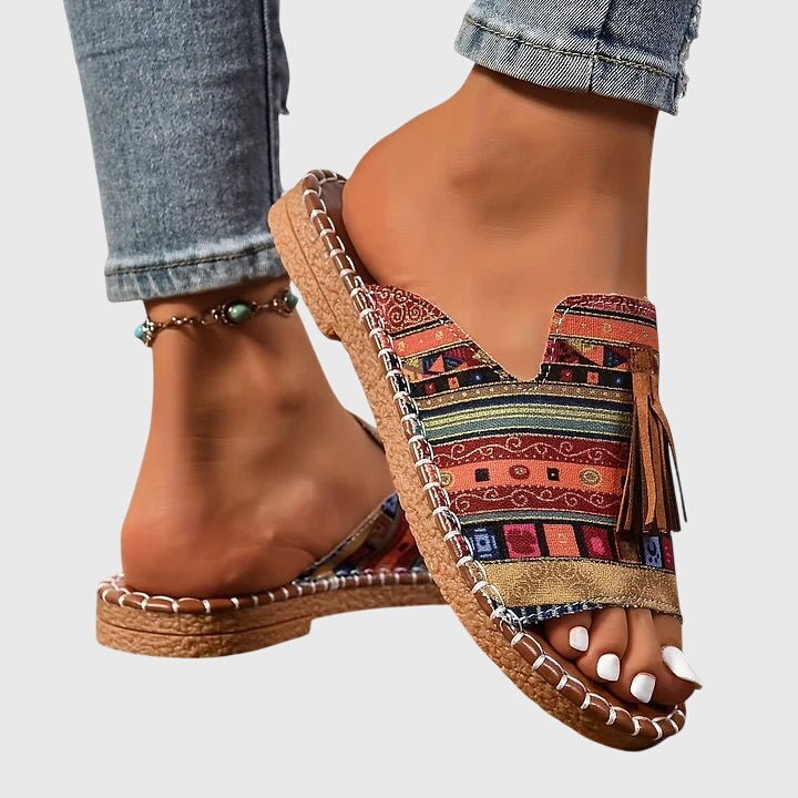 Boho Tassel Comfort Sandals