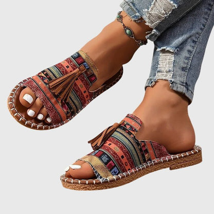 Boho Tassel Comfort Sandals