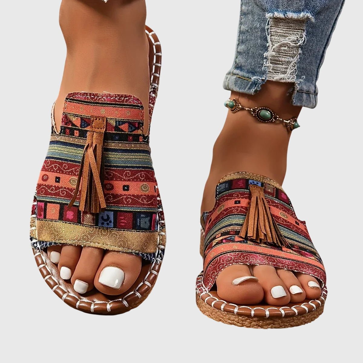 Boho Tassel Comfort Sandals