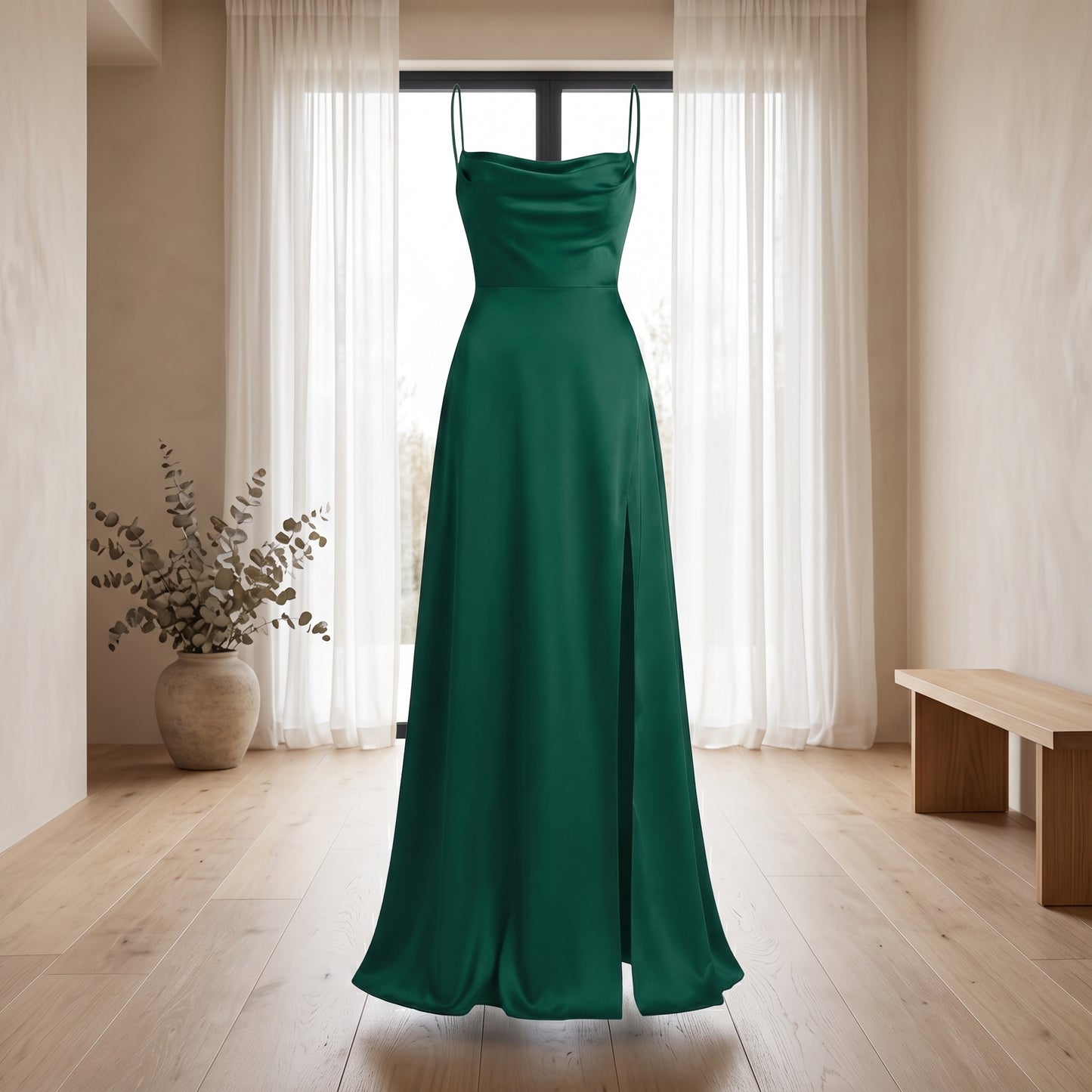 Elegant Side Slit Maxi Dress