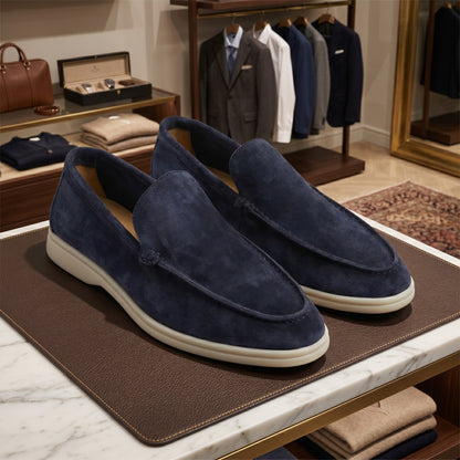 Contrast Sole Casual Loafer Shoes