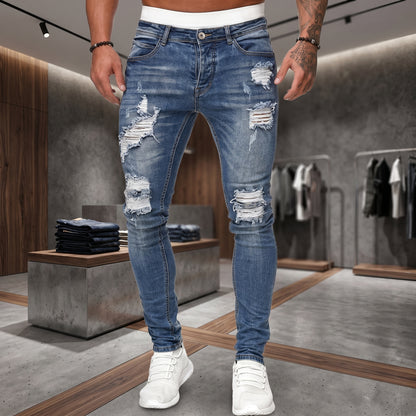 Urban Edge Distressed Skinny Jeans