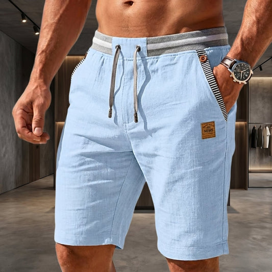 Shorts de verano con cordón y comodidad costera