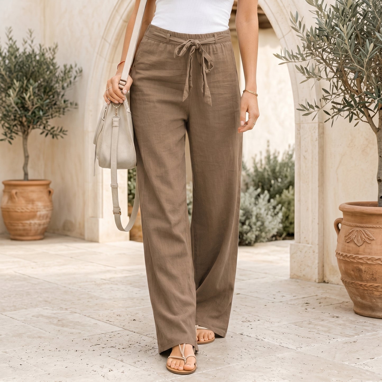 Coastal Breeze Wide Leg Trousers