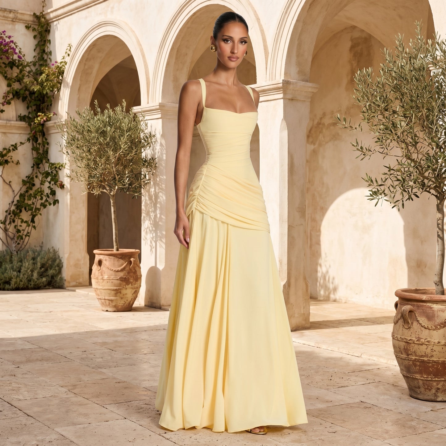 Moonlit Elegance Occasion Maxi Dress