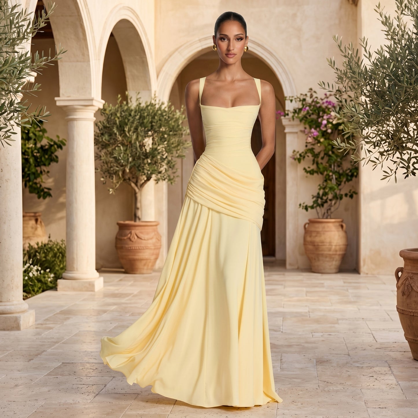 Moonlit Elegance Occasion Maxi Dress