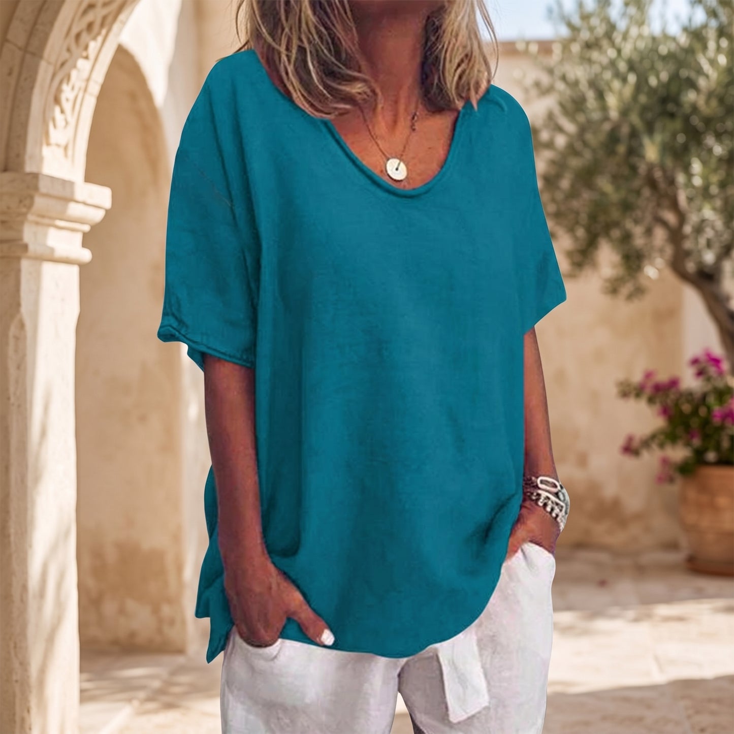 Everyday Comfort Round Neck Tee