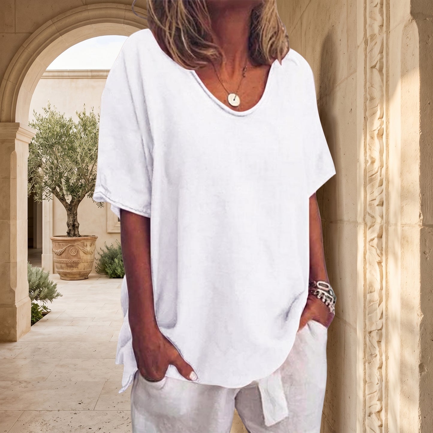 Everyday Comfort Round Neck Tee