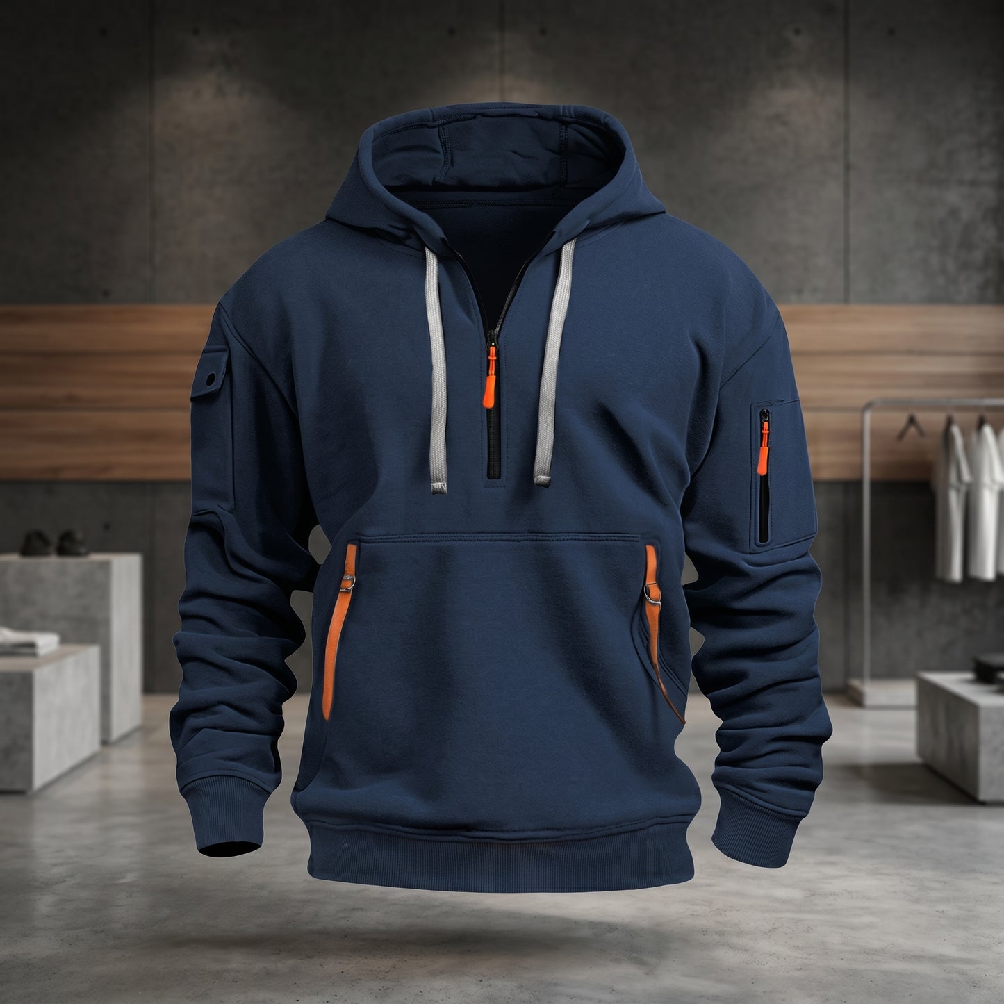 Summit Trail Zip Pocket Hoodie
