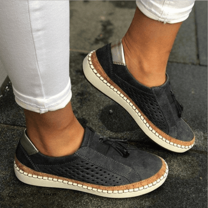 Perforated Casual Slip On Shoes