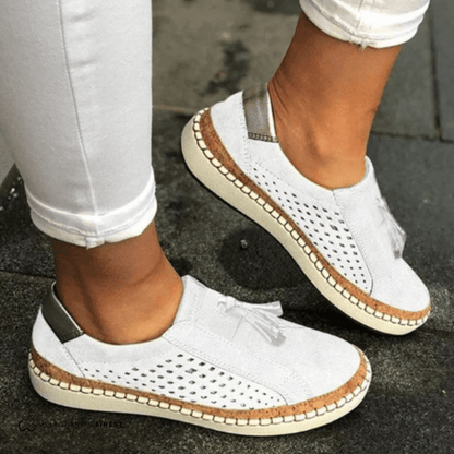 Perforated Casual Slip On Shoes