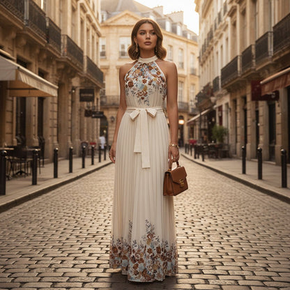 Garden Bloom Neckholderkleid